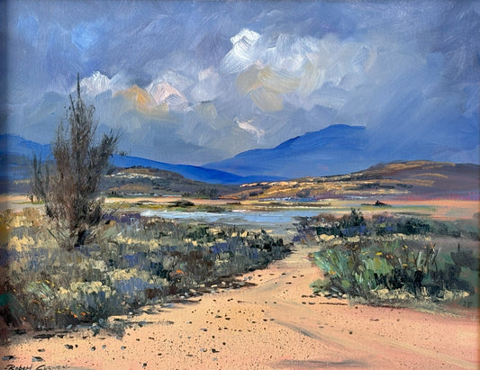 Landscape with Blue Mountains