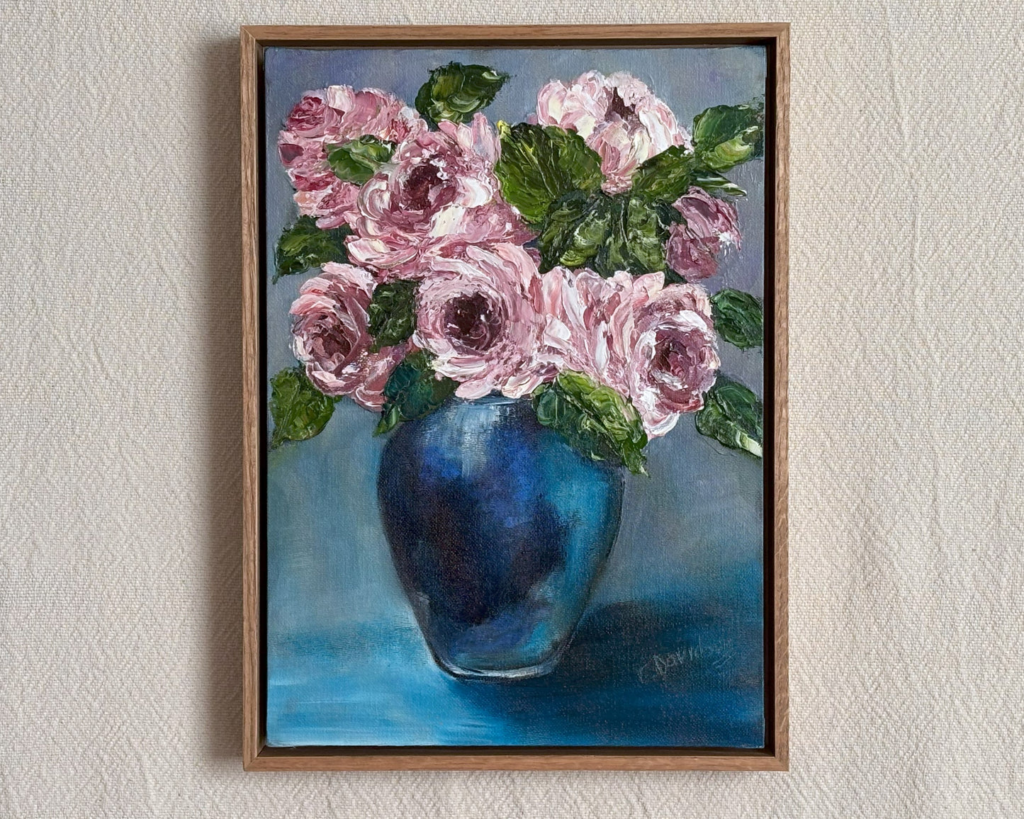 Roses in Pink and Blue