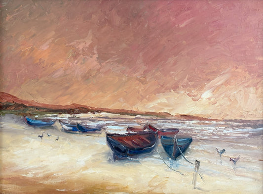 Fishing Boats at Sunrise