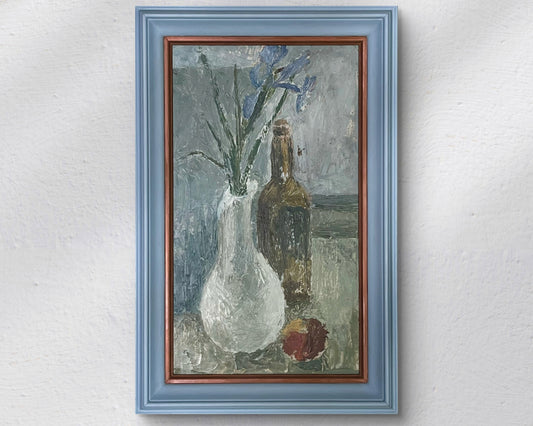 Blue Iris Still Life