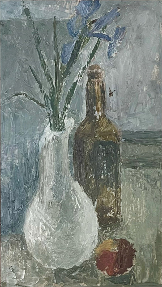Blue Iris Still Life