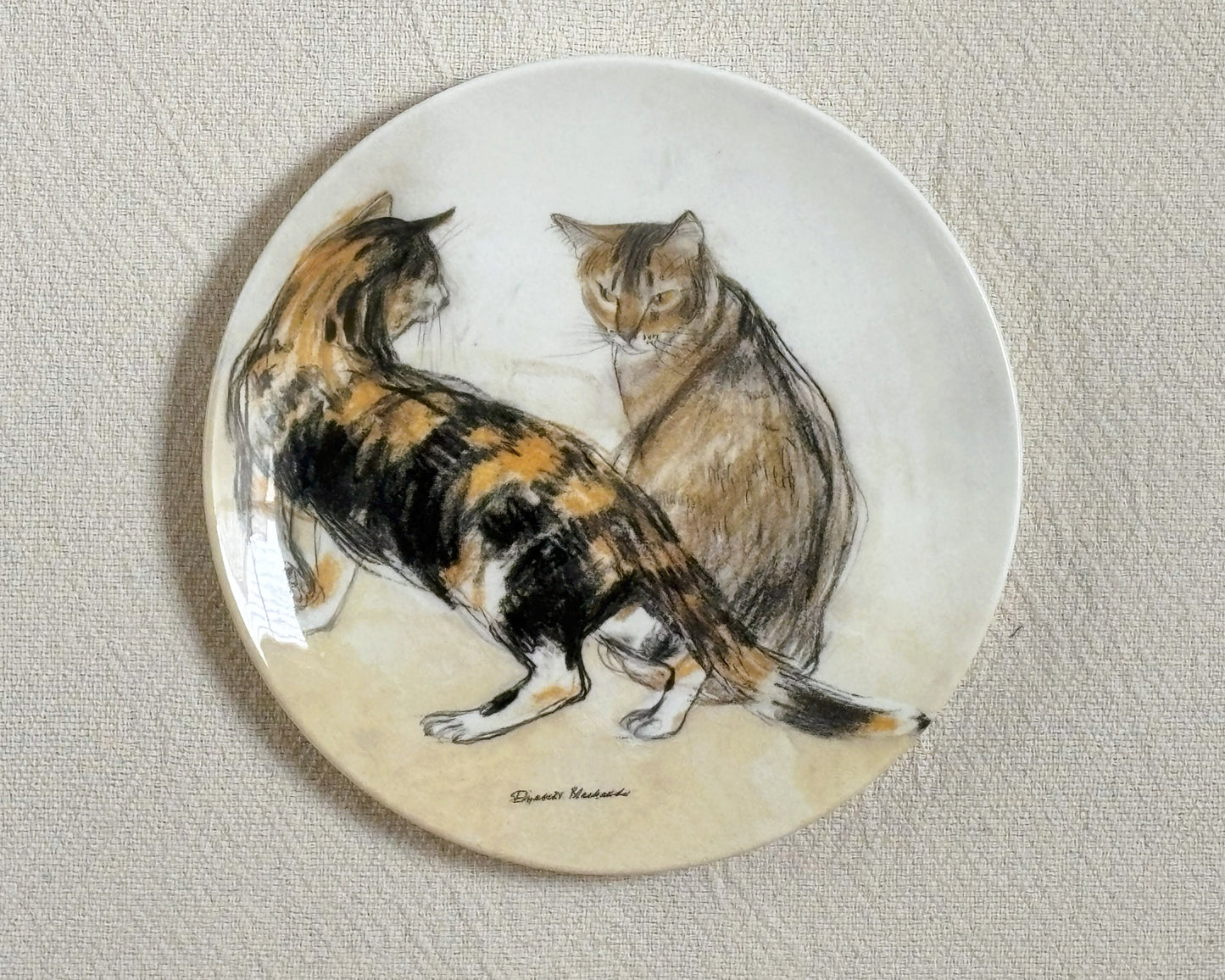 Cat Wall Plate #3