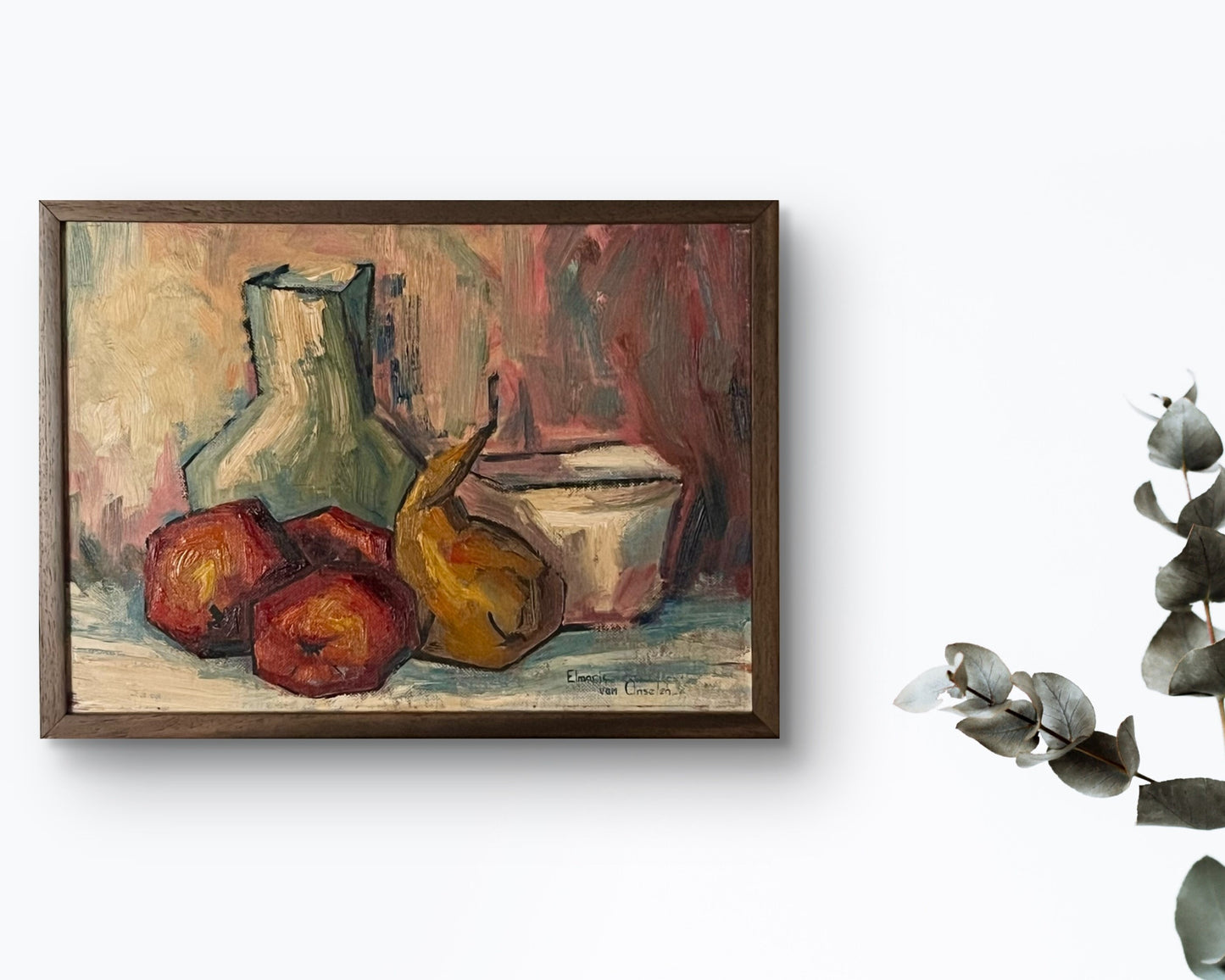 Blue Jug with Fruit