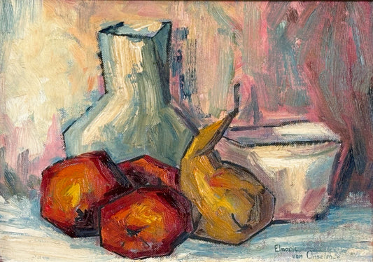 Blue Jug with Fruit