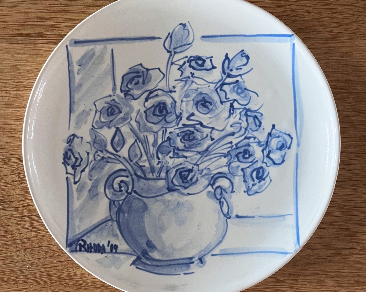 Floral Wall Plate