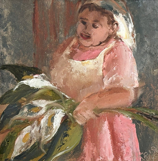 Flower Seller Portrait