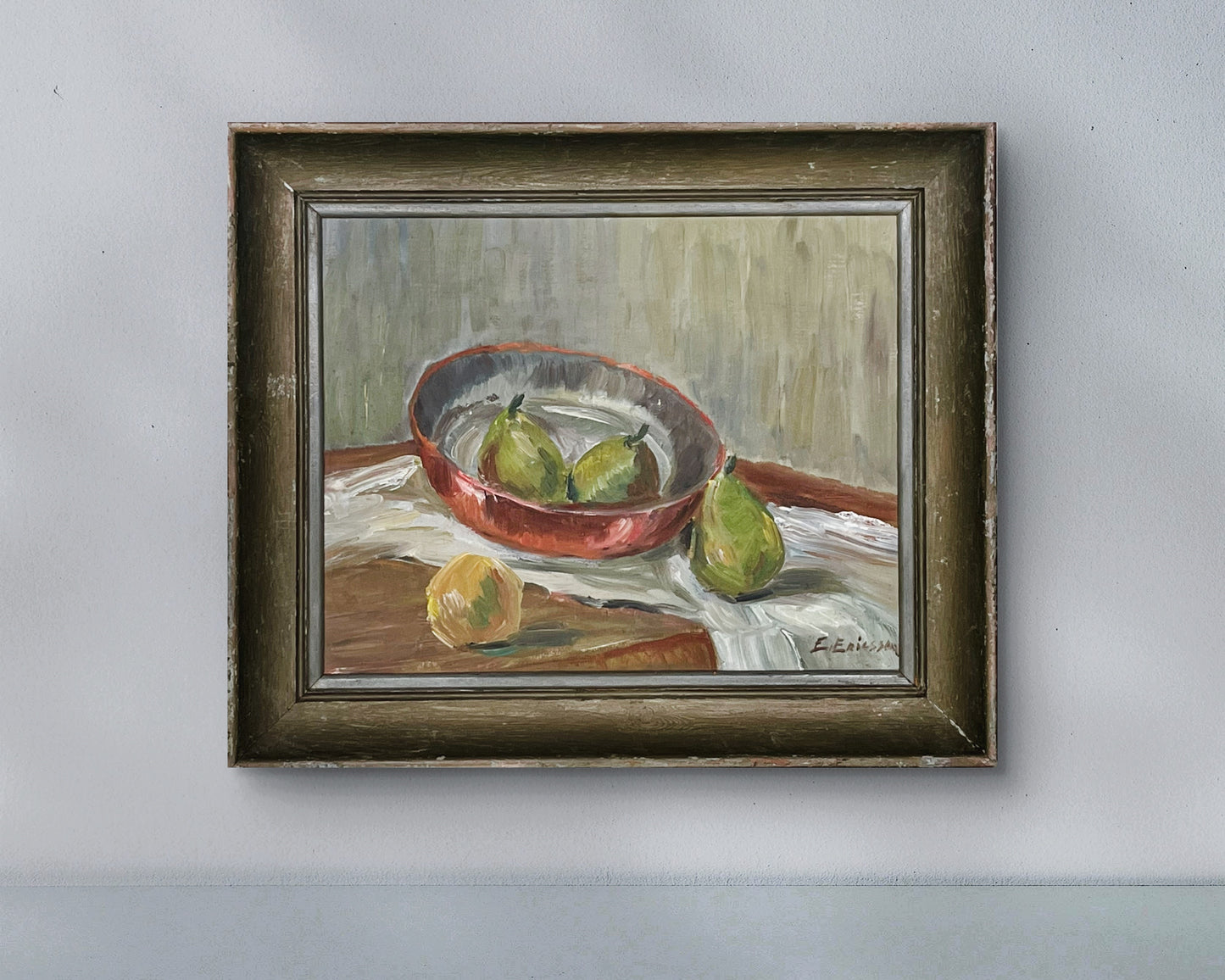 Fruit Study Still Life Oil Painting