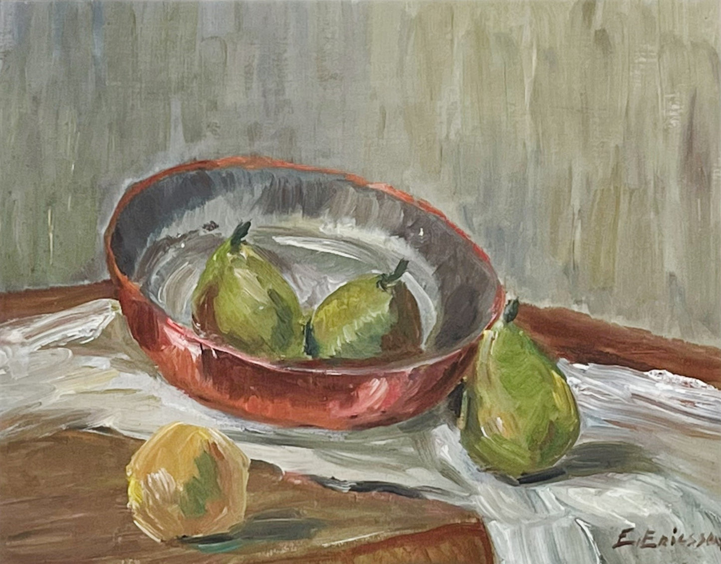 Fruit Study Still Life Oil Painting