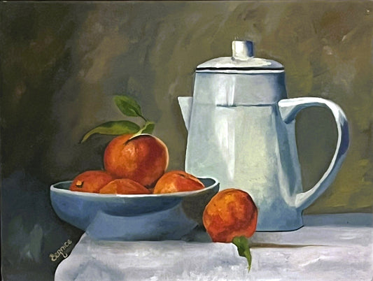 Fruit With Jug Still Life