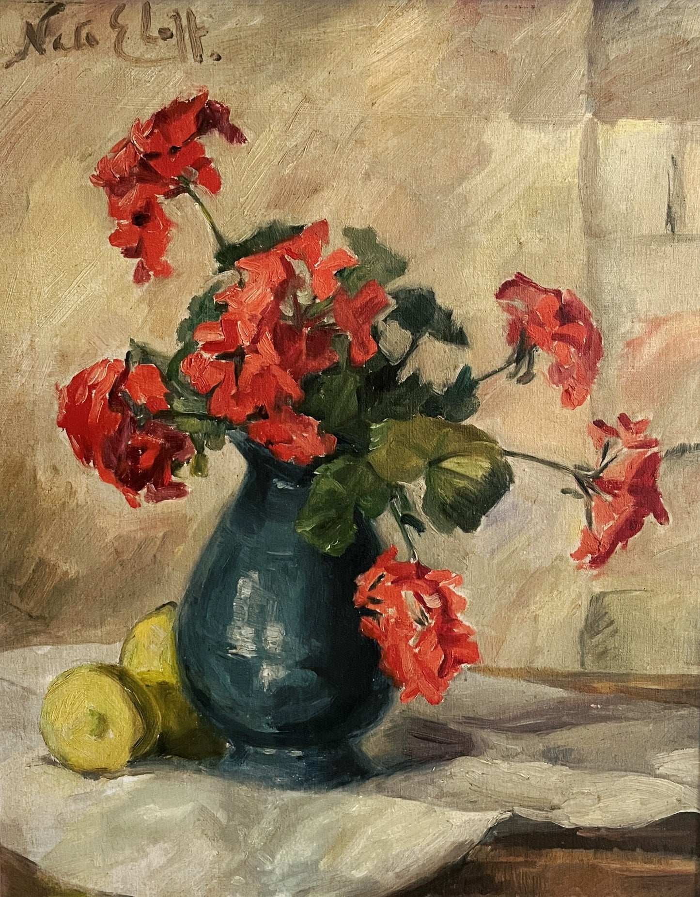 Geraniums with Lemon