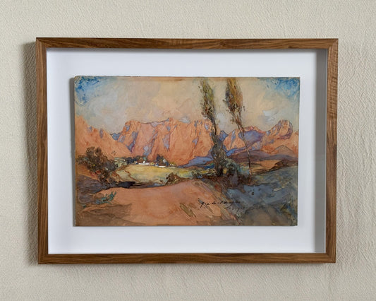 Mountain Landscape Watercolour