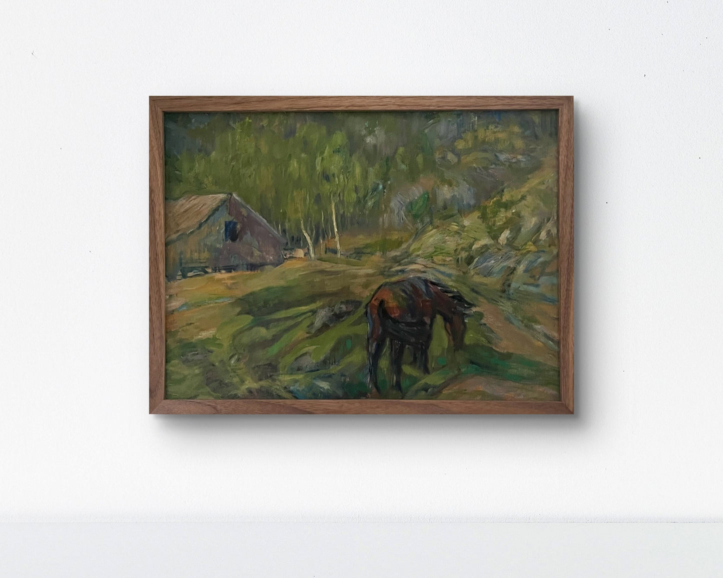 Scandinavian Horse Oil on Canvas