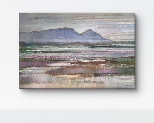 Landscape with Flamingos